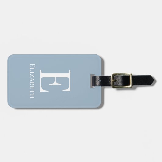 Aangepaste eigen dames golf monogram bagagelabel (Voorkant horizontaal)