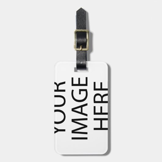 Aangepaste eigen foto bagagelabel (Voorkant verticaal)