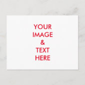 Aangepaste eigen foto briefkaart (Voorkant)