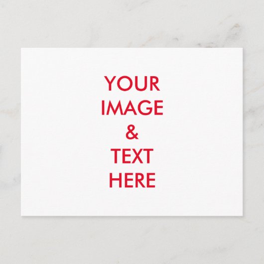 Aangepaste eigen foto briefkaart (Voorkant)