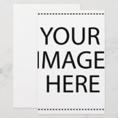 Aangepaste eigen foto briefpapier (Voorkant / Achterkant)