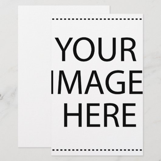 Aangepaste eigen foto briefpapier (Voorkant / Achterkant)