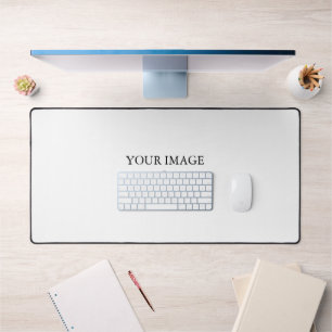 Aangepaste eigen foto bureaumat