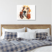 Aangepaste eigen foto canvas afdruk (Insitu (Slaapkamer))