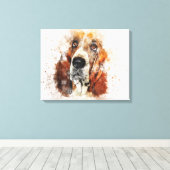 Aangepaste eigen foto canvas afdruk (Insitu (Houten vloer))