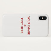 Aangepaste eigen foto Case-Mate iPhone case (Achterkant (horizontaal))