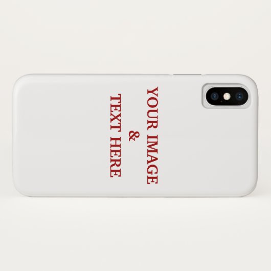 Aangepaste eigen foto Case-Mate iPhone case (Achterkant (horizontaal))