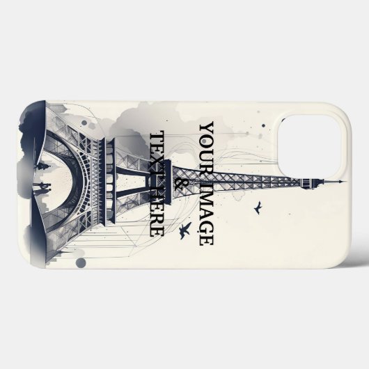 Aangepaste eigen foto Case-Mate iPhone case (Achterkant (horizontaal))