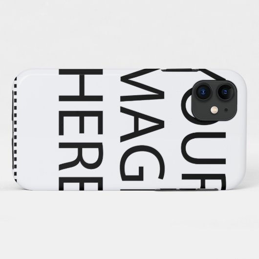 Aangepaste eigen foto Case-Mate iPhone case (Achterkant (horizontaal))