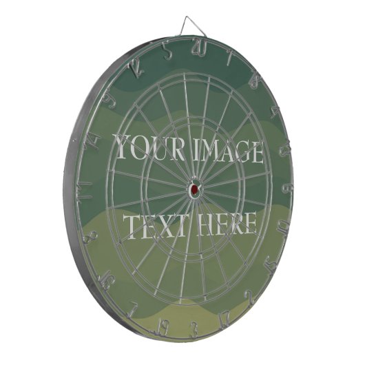 Aangepaste eigen foto dartbord (Voorkant Links)