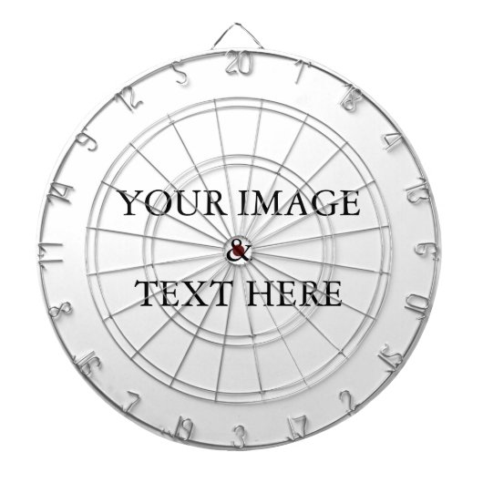 Aangepaste eigen foto dartbord (Voorkant)