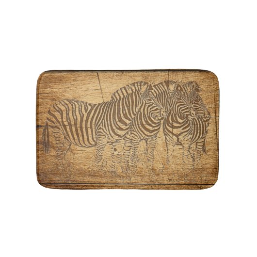 Aangepaste eigen foto en tekst badmat (Voorkant)