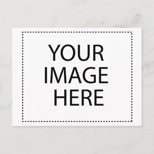 Aangepaste eigen foto en tekst briefkaart (Voorkant)