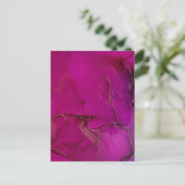 Aangepaste eigen foto en tekst briefkaart (Staand voorkant)