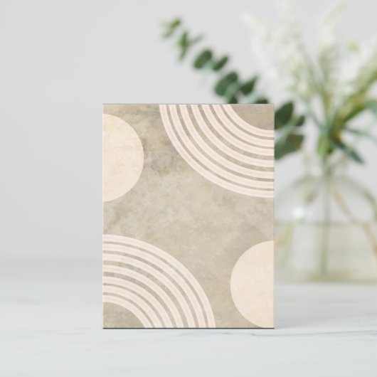 Aangepaste eigen foto en tekst briefkaart (Staand voorkant)