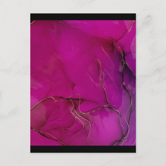 Aangepaste eigen foto en tekst briefkaart (Voorkant)