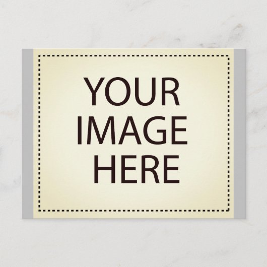 Aangepaste eigen foto en tekst briefkaart (Voorkant)