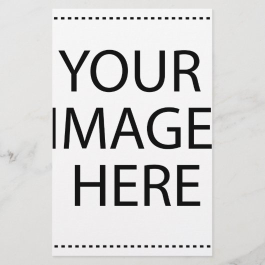 Aangepaste eigen foto en tekst briefpapier (Voorkant)