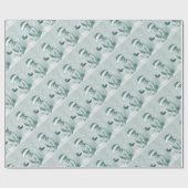 Aangepaste eigen foto en tekst cadeaupapier (Vlak)