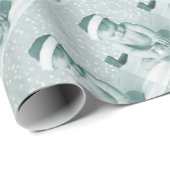 Aangepaste eigen foto en tekst cadeaupapier (Rol Hoek)