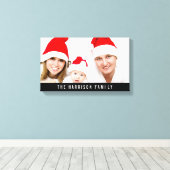 Aangepaste eigen foto en tekst canvas afdruk (Insitu (Houten vloer))