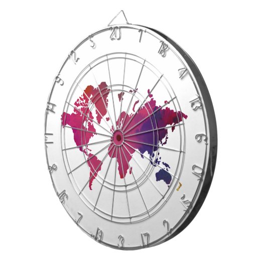 Aangepaste eigen foto en tekst dartbord (Voorkant Rechts)