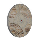 Aangepaste eigen foto en tekst dartbord (Voorkant Links)