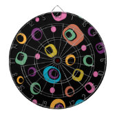 Aangepaste eigen foto en tekst dartbord (Voorkant)