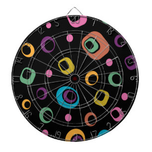 Aangepaste eigen foto en tekst dartbord