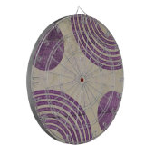 Aangepaste eigen foto en tekst dartbord (Voorkant Links)