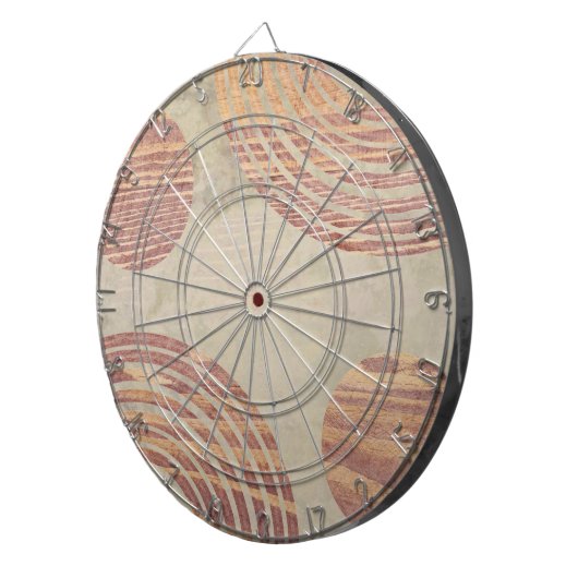 Aangepaste eigen foto en tekst dartbord (Voorkant Rechts)