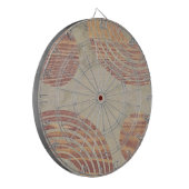 Aangepaste eigen foto en tekst dartbord (Voorkant Links)