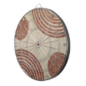 Aangepaste eigen foto en tekst dartbord (Voorkant Rechts)