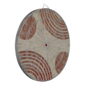 Aangepaste eigen foto en tekst dartbord (Voorkant Links)