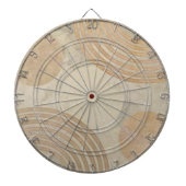 Aangepaste eigen foto en tekst dartbord (Voorkant)