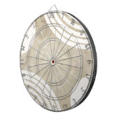 Aangepaste eigen foto en tekst dartbord (Voorkant Rechts)