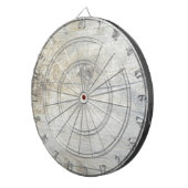 Aangepaste eigen foto en tekst dartbord (Voorkant Rechts)