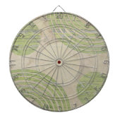 Aangepaste eigen foto en tekst dartbord (Voorkant)