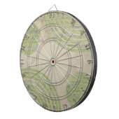 Aangepaste eigen foto en tekst dartbord (Voorkant Rechts)