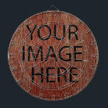 Aangepaste eigen foto en tekst dartbord<br><div class="desc">U kunt uw favoriete foto toevoegen. Dit is perfect cadeauidee. Personaliseer met jouw naam en andere teksten.</div>