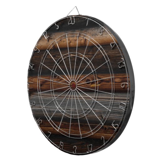 Aangepaste eigen foto en tekst dartbord (Voorkant Rechts)