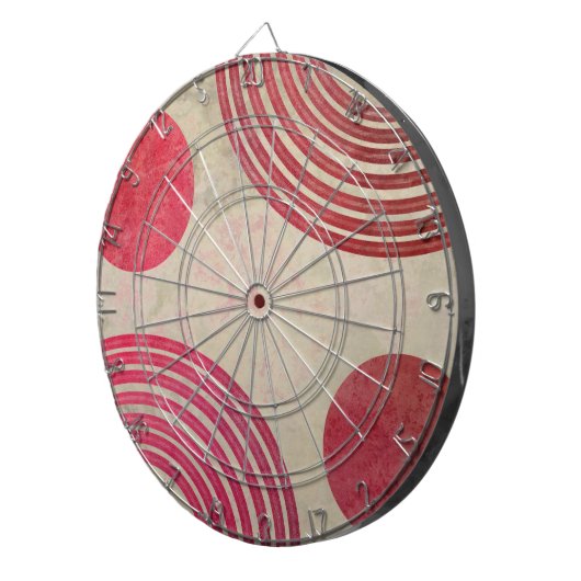 Aangepaste eigen foto en tekst dartbord (Voorkant Rechts)