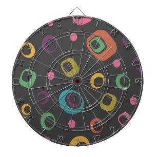 Aangepaste eigen foto en tekst dartbord