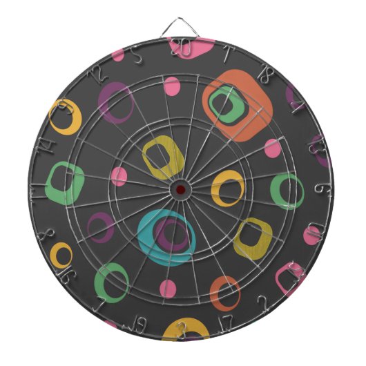 Aangepaste eigen foto en tekst dartbord (Voorkant)