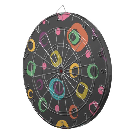 Aangepaste eigen foto en tekst dartbord (Voorkant Rechts)