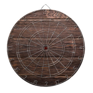 Aangepaste eigen foto en tekst dartbord