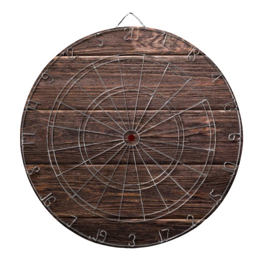 Aangepaste eigen foto en tekst dartbord (Voorkant)