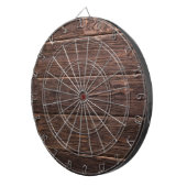 Aangepaste eigen foto en tekst dartbord (Voorkant Rechts)