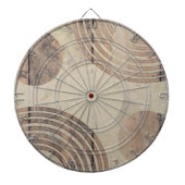 Aangepaste eigen foto en tekst dartbord (Voorkant)