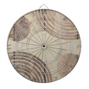 Aangepaste eigen foto en tekst dartbord